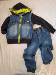 Jeans komplet za fantka, 110 cm