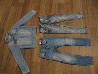 Jeans oblačila za deklico, velikost 122