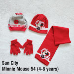 kapa, šal, rokavice Sun City Minnie Mouse 54