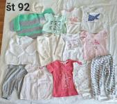 Komplet otroških oblačil št 68-92 ugodno