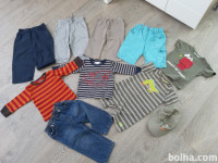 Oblačila vel.86 10kos. za 12eur.