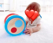 HAPE Otroški boben Baby, nov, originalno zapakiran