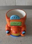 Otroška keramična skodelica Taxi  7,5x9cm