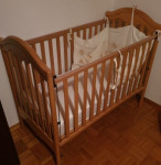 Otroška postelja 120*60 Lip Poljčane s pripadajočo opremo