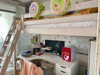 Otroška postelja in delovna miza Flexa