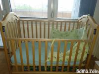 Otroška postelja-lesena