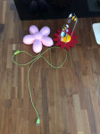 otroške luči stropna philips čebelice in stenska rožica ikea