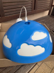 Stropna luč za otroško sobo, 2 komada - motiv oblaki