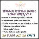Zobna miška / vila škatlica za zobke