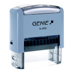 GENIE S-402 samopisalni žig po naročilu 47 x 18 mm modra