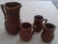 Keramična posoda - 4 delna - novo = 4 €