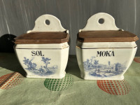 Keramična posoda za sol in moko HC Chodau Češko Slovaška