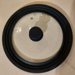 Pokrovka steklo ,s silikonskim robom