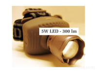 naglavna LED svetilka, zelo močna