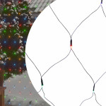 vidaXL Novoletna svetlobna mreža večbarvna 3x2 m 204 LED lučk