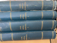 Edinstveni komplet vseh 5 knjig Josipa Stareta Obča zgodovina iz 1874