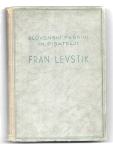 FRAN LEVSTIK - IZBRANI SPISI ZA MLADINO, 1921