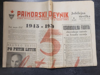 jubilejni Primorski dnevnik iz leta 1950