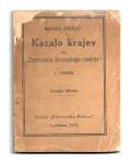 KAZALO KRAJEV NA "ZEMLJEVIDU SLOVENSKEGA OZEMLJA", 1922