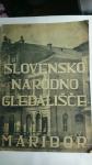 knjižica: Slovensko narodno gledališče Maribor, 1954