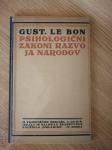 Le Bon Gustav – Psihologični zakoni razvoja narodov