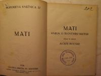 Mati : knjiga o slovenski materi, 1930