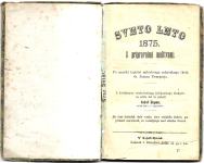 MOLITVENIK - SVETO LETO 1875 S PRIPRAVNIMI MOLITVAMI, 1875