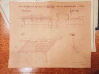 NAČRT MOSTU V LIPNICI - KAMNA GORICA, 1940