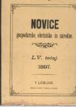 NOVICE - GOSPODARSKE, OBRTNIŠKE IN NARODNE, Janez Bleiweis, 1896/99