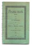 PISANA MATI, J. F. Malograjski, 1909  -   62. številka Večernic