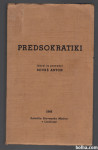 PREDSOKRATNIKI - FOLOZOFIJA, Anton Sovre, 1946