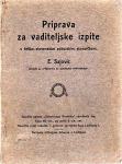 PRIPRAVA ZA VADITELJSKE IZPITE - SOKOLI, 1914