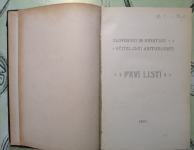 Prvi listi, 1901