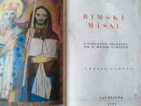 Rimski misal, knjiga, izdana leta 1965 prodam