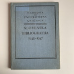 Slovenska bibliografija 1945-1951 (5 knjig)