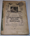 SLOVENSKE BALADE IN ROMANCE, 1912, 1955