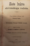 SLOVENSKE VEČERNICE ŠTEVILKA 32, 1874 - ZLATE BUKVE SLOV. VEDEŽA