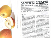 SLOVENSKI SADJAR - PRVI LETNIK, 1913