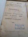 Stara slovenska knjiga,Simon Gregorčič 1894,Anton Martin Slomšek,