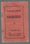 SVOBODA, Vladimir Levstik, 1910