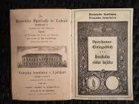 Vložna knjižica / Kranjska hranilnica v Ljubljani, ok. 1891