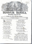ZGODNJA DANICA, Janez Krizostom Pogačar, 1849