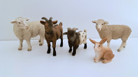 Domače živali, figurice Schleich - ovca 2x