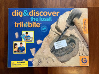 Fosili dig&discover the fossil trilobite