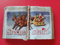 Magnetek za na hladilnik z motivom Božička nov :) Ptt častim :)