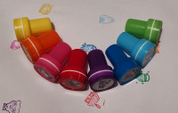 OTROŠKE ŠTAMPILJKE "SELF-INK", SET 10 kosov