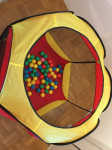 Otroški šotor z žogicami