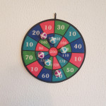 Tarča za steno - ( TARČA ZA PIKADO NA JEŽEK ) - Poleg krogle za met