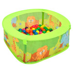 vidaXL Bazen s 50 žogicami za otroke 75x75x32 cm