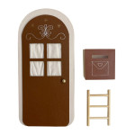 Vrata za božičkovega palčka Fabelab Elf Door - Christmas Cinnamon